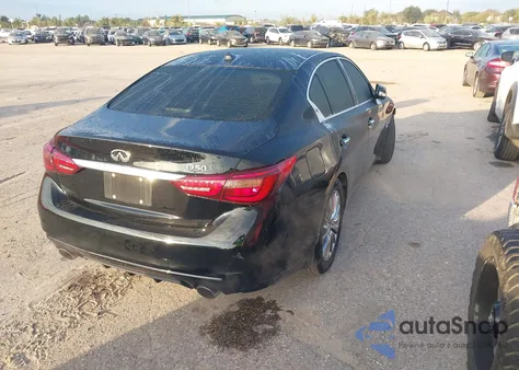 2019 Infiniti Q50 3.0T Luxe z USA, uszkodzony, nr VIN JN1EV7AP5KM542883